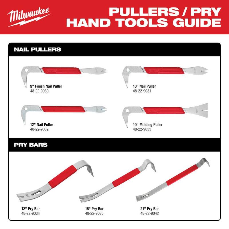 Barra de palanca Milwaukee de 15 pulgadas - 48-22-9035