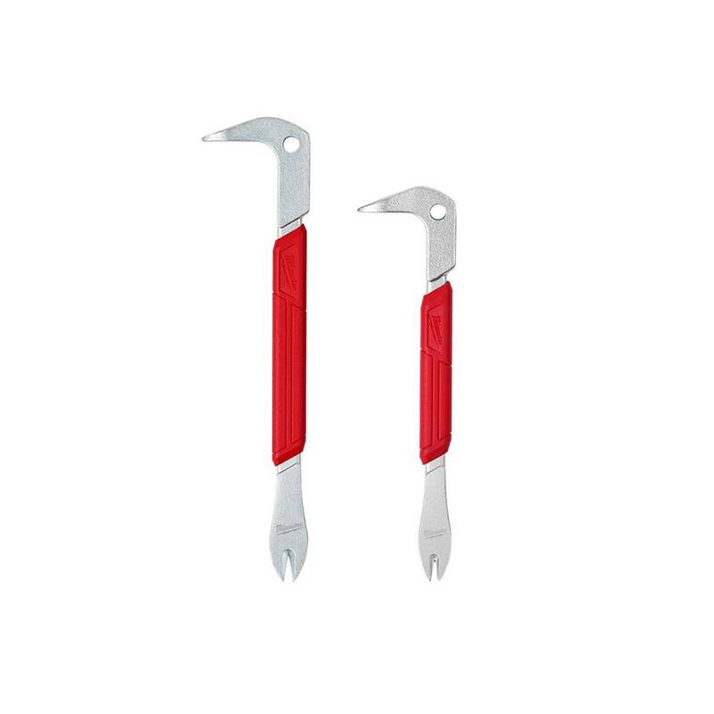 Milwaukee 12 pulgadas Nail Puller con Dimpler y 9 pulgadas Nail Puller con Dimpler (2 Piezas) - 48-22-9032-48-22-9030