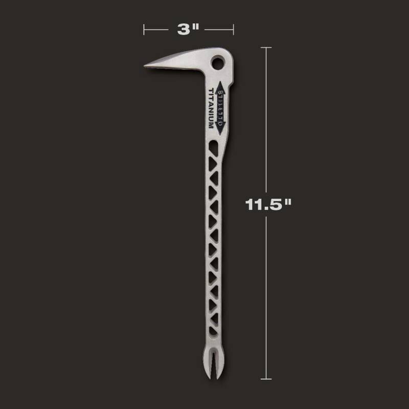 Quitarrunas de Titanio Stiletto de 12 pulgadas con Dimpler - TiCLW12