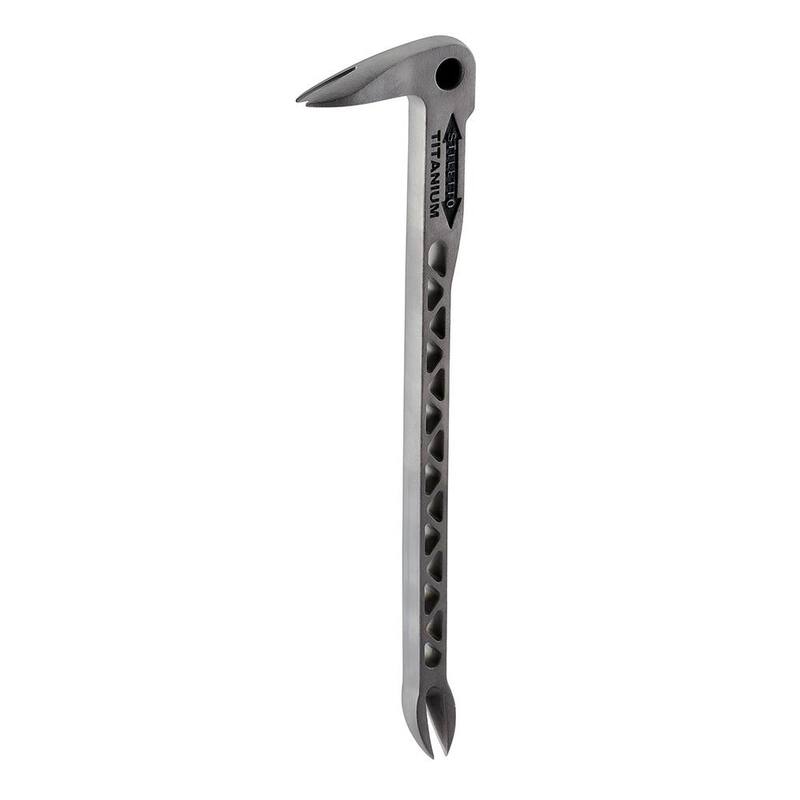 Quitarrunas de Titanio Stiletto de 12 pulgadas con Dimpler - TiCLW12