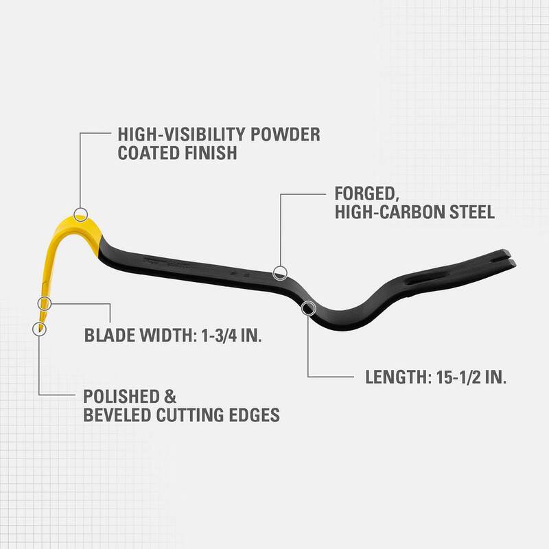 Stanley 15-1/2 in. Barra de palanca Super Wonder Bar - 55-525L