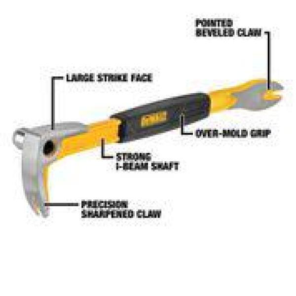 Barra de garra de precisión de 12 pulgadas de DEWALT - DWHT55166