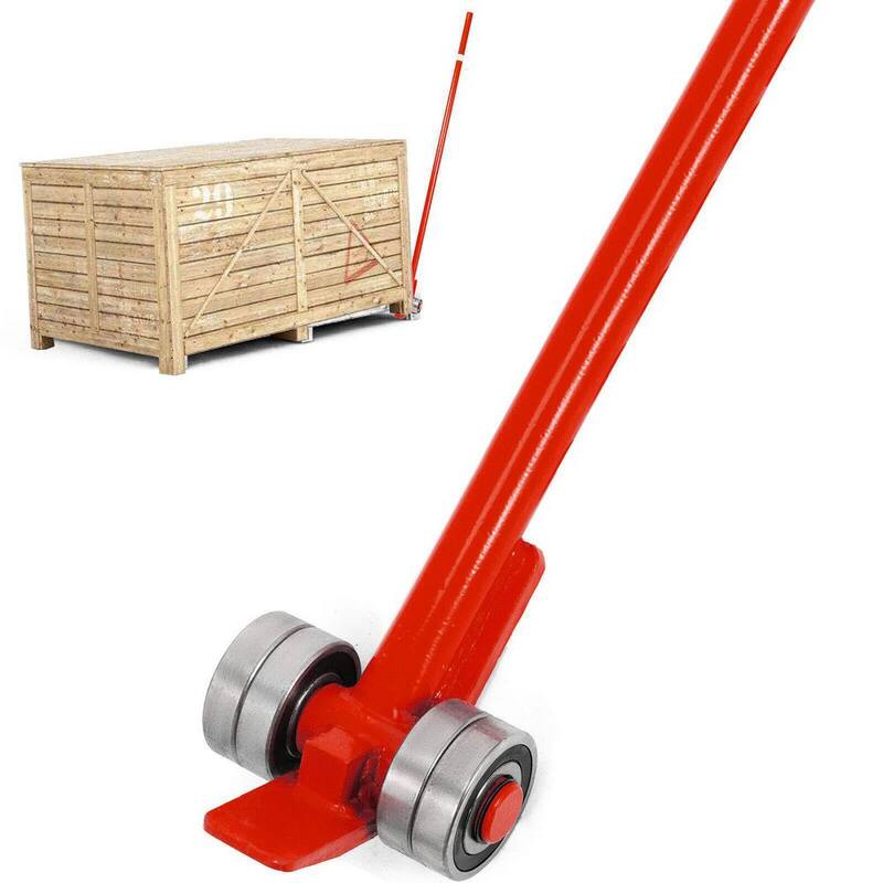 Barra de palanca VEVOR de 3 toneladas, capacidad de 6600 lbs, barra de palanca de acero resistente con ruedas, palanca de 5 pies de largo - QG3T1.5M000000001V0