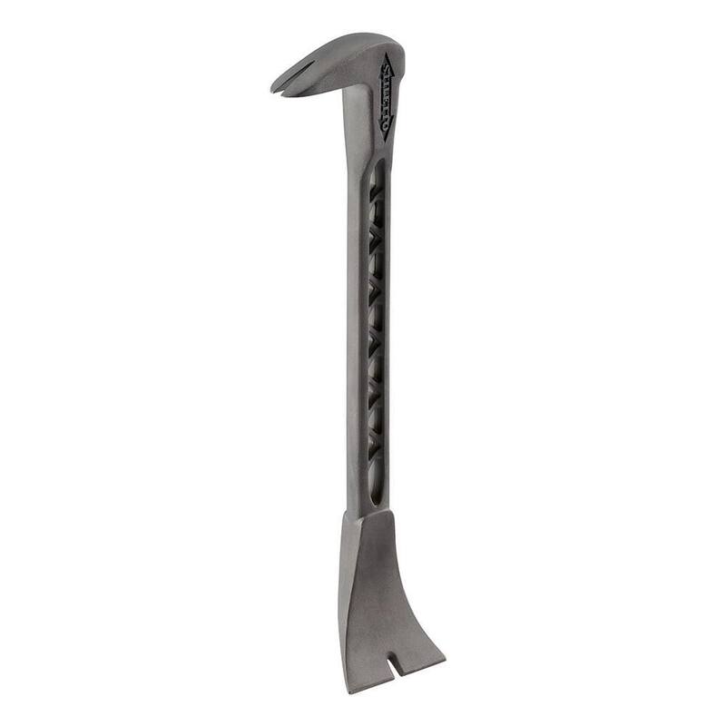 Desgarrador de Triturado de Titanio y Extractor de Uñas con 12 pulgadas de Triturado de Titanio y Extractor de Uñas con Dimpler (2 Piezas) - TRIMBAR5-TICLW12