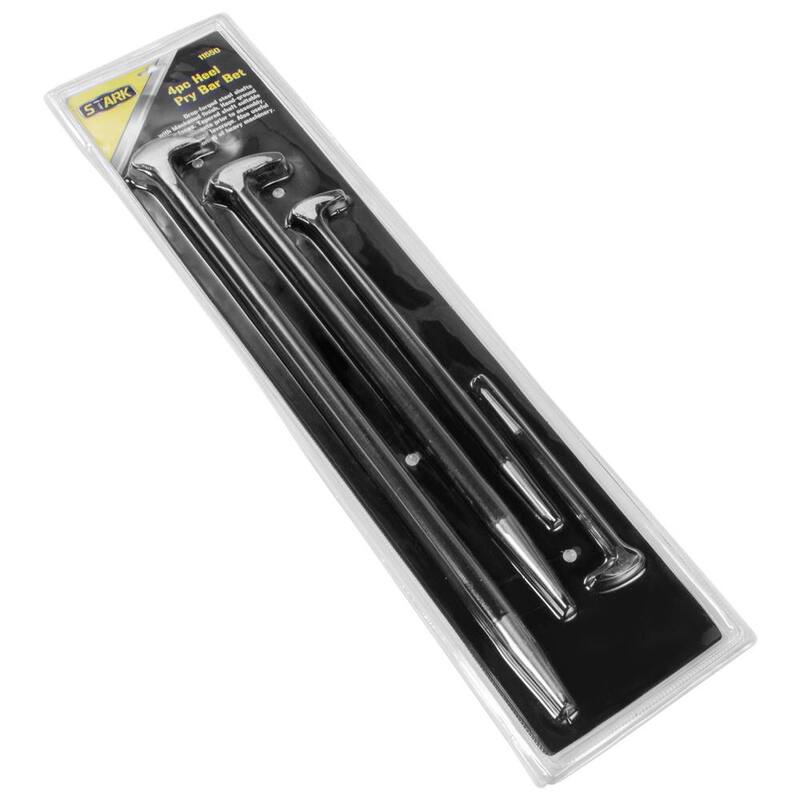 Barra de palanca de talón con cabeza puntiaguda de uso rudo, en set de 4 piezas - 11550-H1
