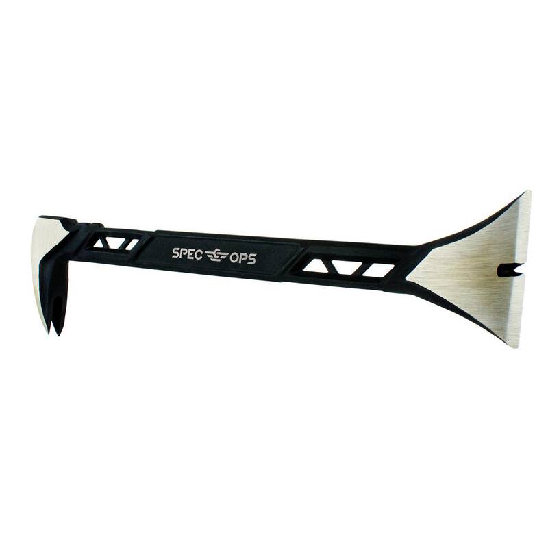 Barra de palanca para moldeo SPEC OPS, 11 pulgadas, uña para sacar clavos Cats Paw, acero al alto carbono - SPEC-D11MOLD