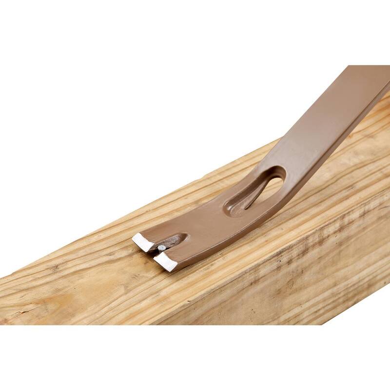 SPEC OPS 21 pulgadas Barra de palanca plana Crowbar, Cabeza de balancín curvada, Extractor de clavos en forma de lágrima, Acero de alto carbono - SPEC-D21BAR