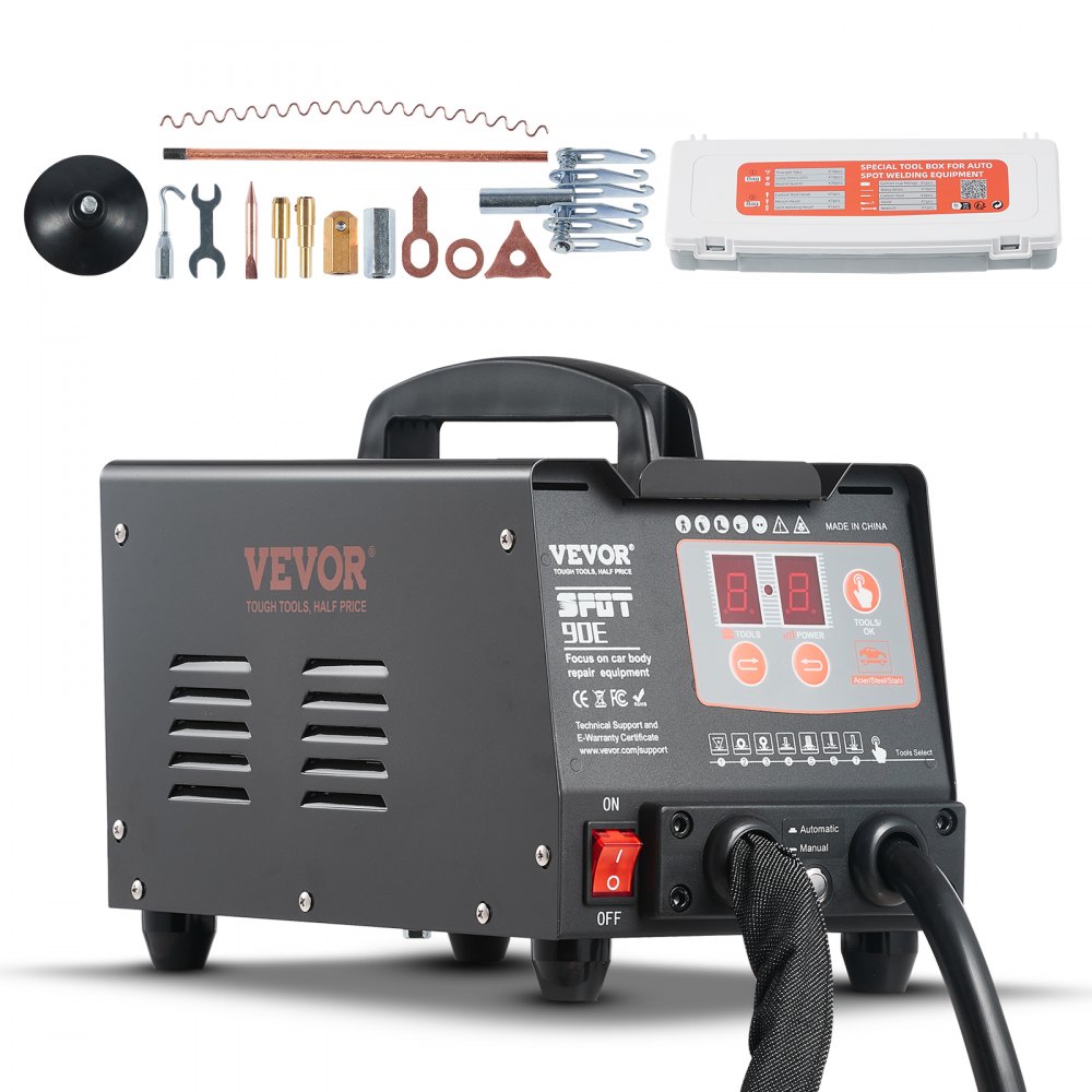 VEVOR Stud Welder Dent Repair Kit 220V 3KW Spot Welder Dent Puller with 7 Modes - LZHJ30KW7ZGNB45ZHV4