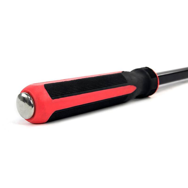 Barra de palanca resistente con punta doblada de 36 pulgadas de STARK USA con mango acolchonado - 11561
