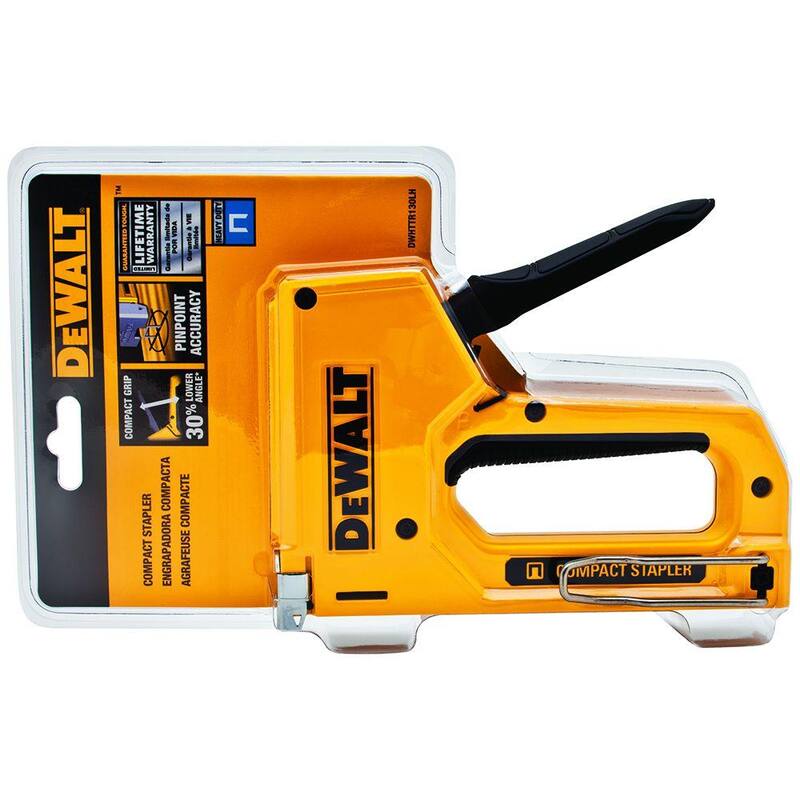 Grapadora compacta de alta resistencia DEWALT - DWHTTR130LH