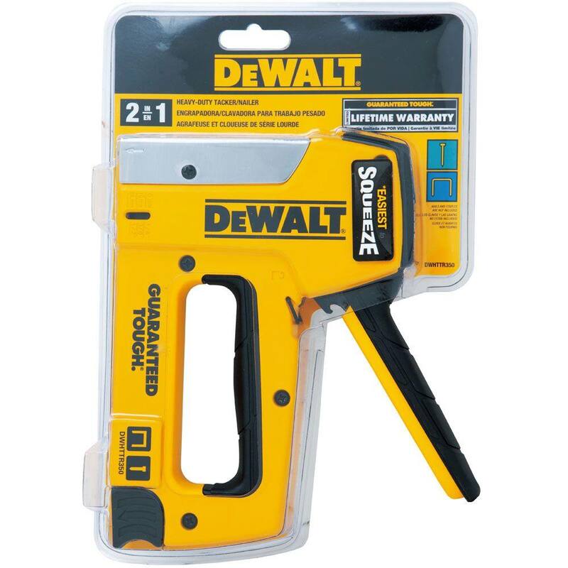 DEWALT Grapadora/Clavadora resistente de calibre 18 - DWHTTR350