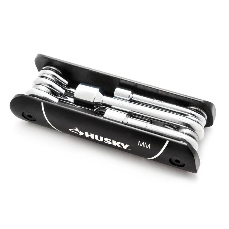 Juego de dados para tuercas plegables Husky MM (6 piezas) - HFNDMM6PC