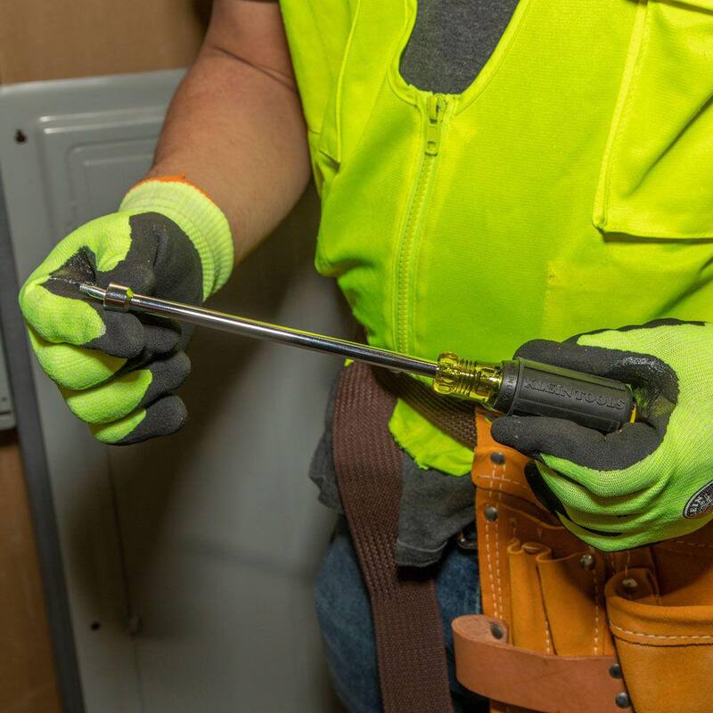 Juego de puntas magnéticas para tuercas Klein Tools con eje de 6 pulgadas (2 piezas) - 646M