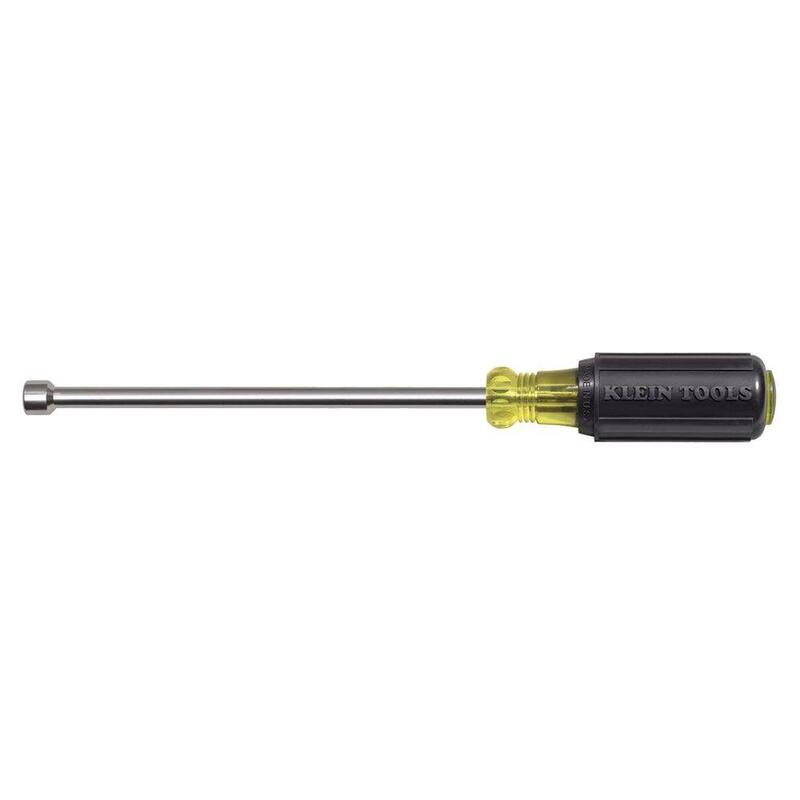 Herramientas Klein 5/16 pulgadas Nut Driver y 6 pulgadas Hollow Shaft con mango de agarre acolchado - 646-5/16