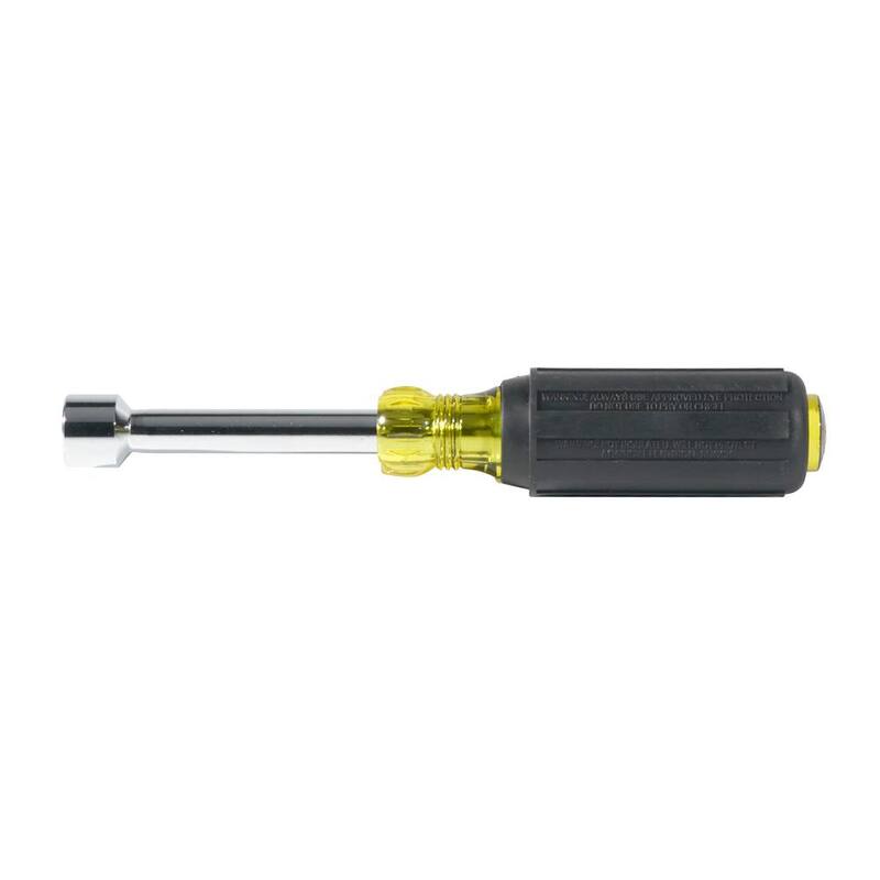 Herramienta de nuez de 1/2 pulgadas de Klein Tools con eje de 3 pulgadas - mango con agarre acolchonado - 630-1/2.