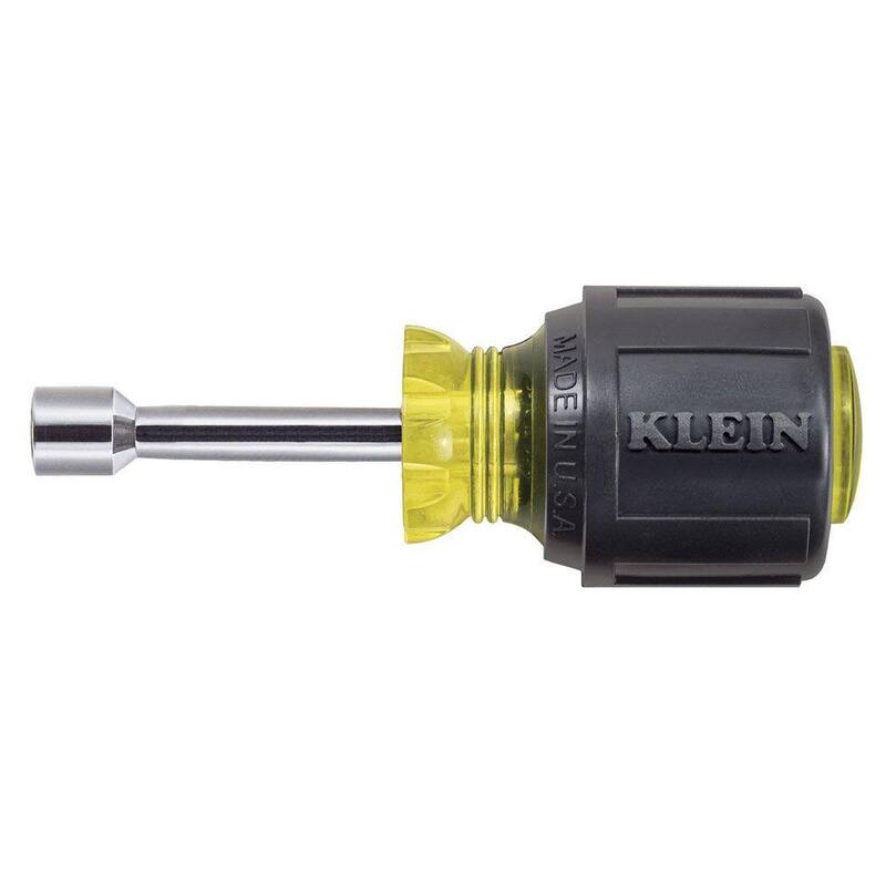 Herramienta para tuercas con punta magnética de 5/16 pulg. y eje hueco de 1-1/2 pulg. - Mango con agarre acolchonado - 610-5/16M