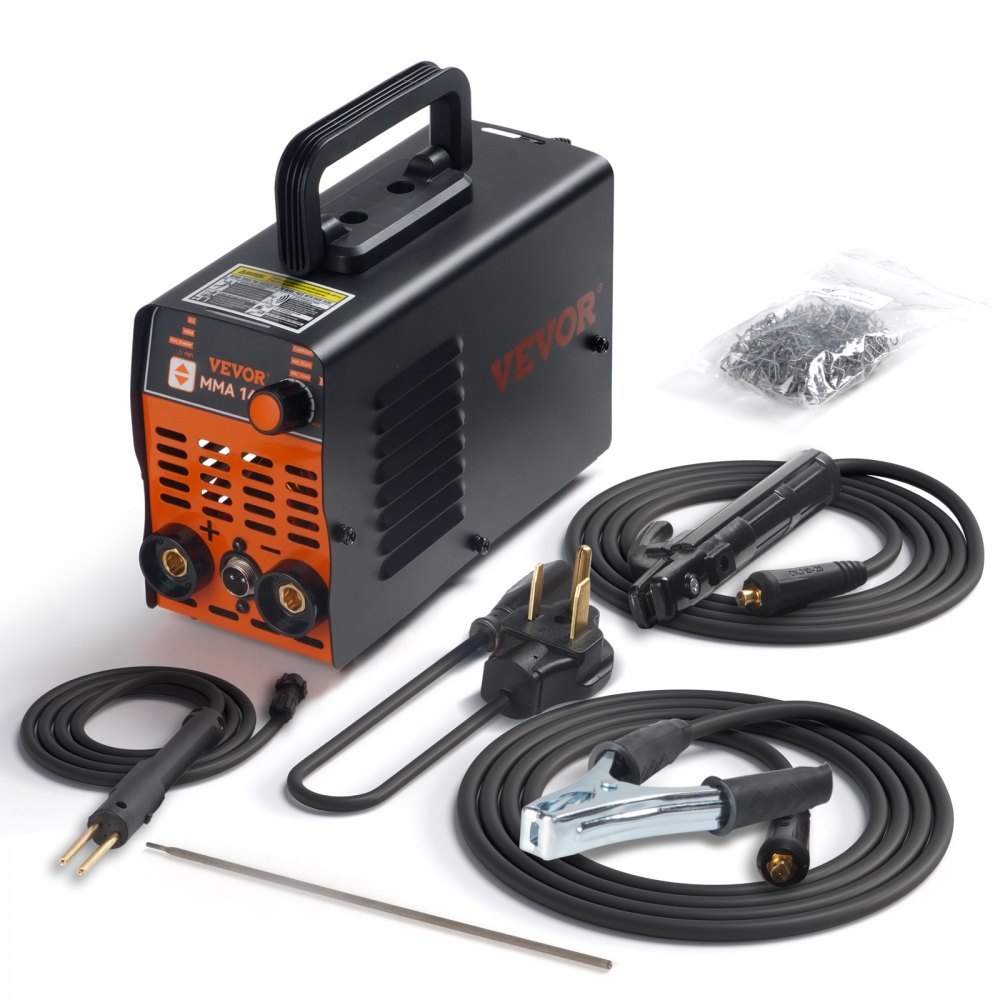 VEVOR Stick Welder, 140Amp Stick & Plastic ARC Welder Machine, 110/220V Hot Stapler with Hot Start Arc Force Anti-Stick, Plastic Welding Kit Car Bumper Repair Kit - BSHYTJBHS140A2M52V5