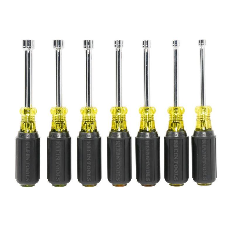 Juego de 7 destornilladores métricos con mango de agarre acolchado - 65160 de Klein Tools