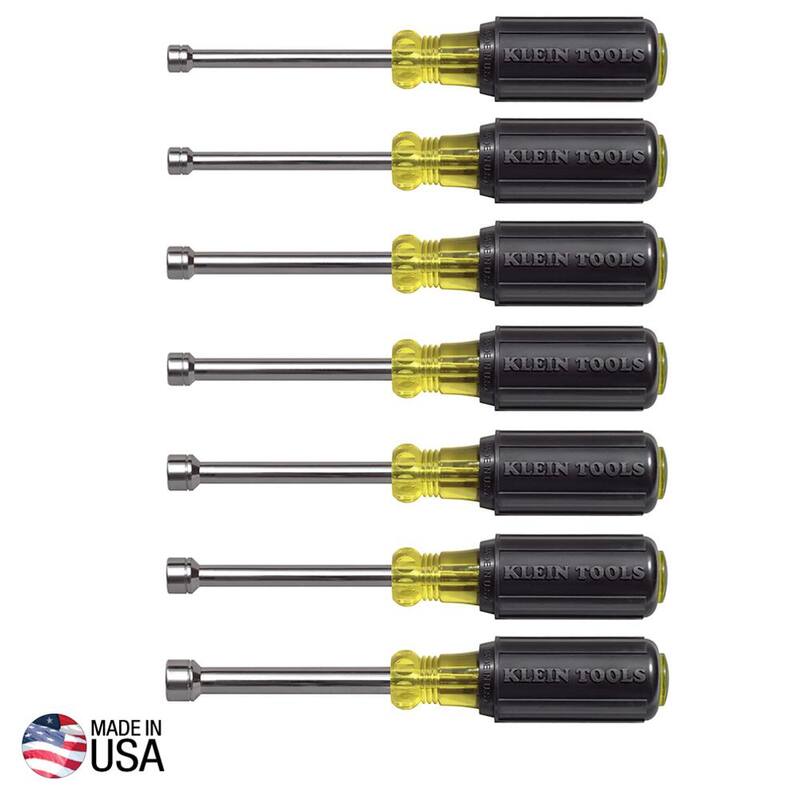 Juego de 7 destornilladores métricos con mango de agarre acolchado - 65160 de Klein Tools