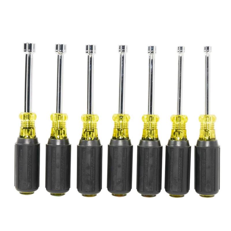 Juego de 7 destornilladores métricos con mango de agarre acolchado - 65160 de Klein Tools