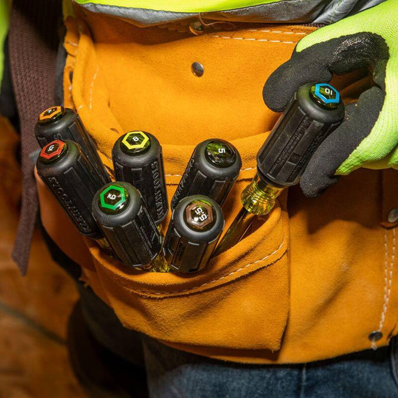 Juego de 7 destornilladores métricos con mango de agarre acolchado - 65160 de Klein Tools