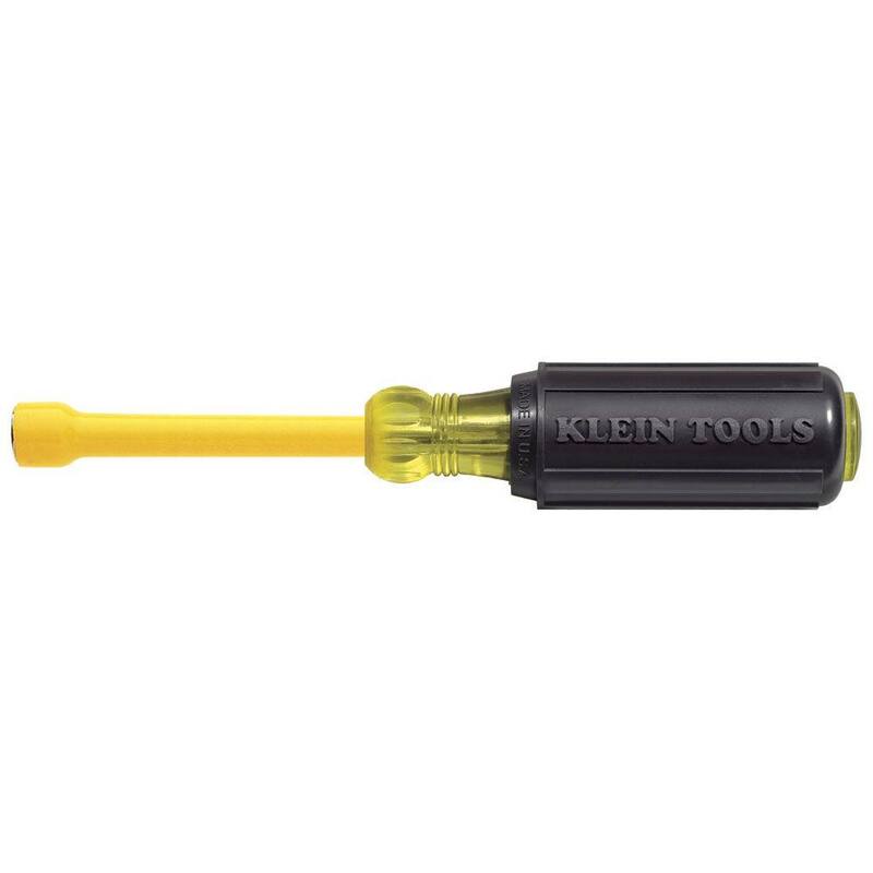 Llave de tuercas recubierta de 7/16 pulg. con eje hueco de 3 pulg. y mango con agarre acolchonado - 640-7/16