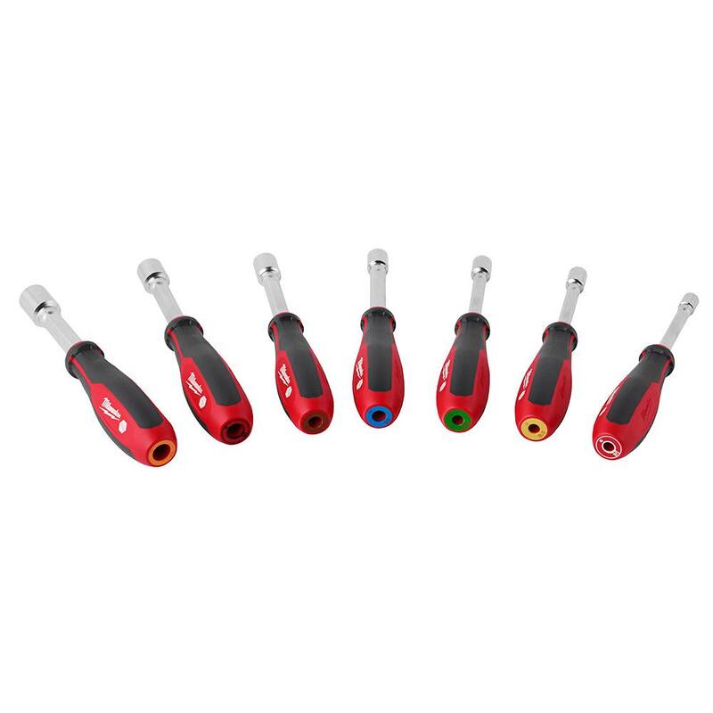 Set de 7 llaves para tuercas HollowCore en medidas SAE de Milwaukee - 48-22-2447