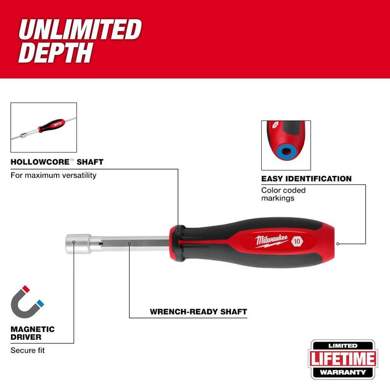 Milwaukee 5.5 mm Llave de Tuerca Magnética HollowCore - 48-22-2562