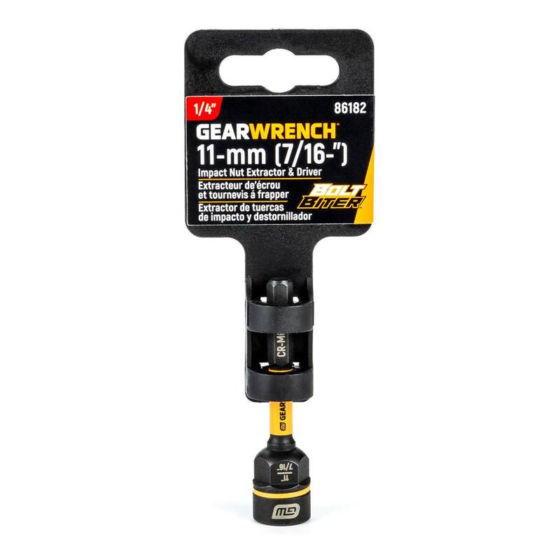 Llave de extracción y desatornillador de tuercas Bolt Biter de GEARWRENCH de 11 mm [7/16 in.] - 86182