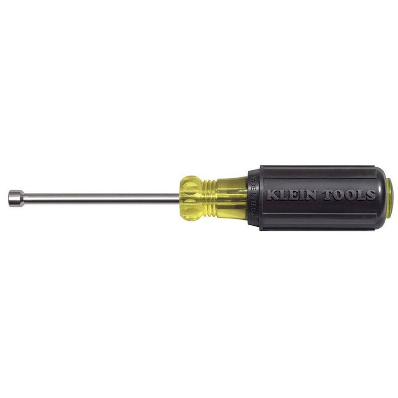 Herramienta de 3/16 pulg. para sujetar tuercas con punta magnética y eje de 3 pulg. con mango acolchado - 630-3/16M