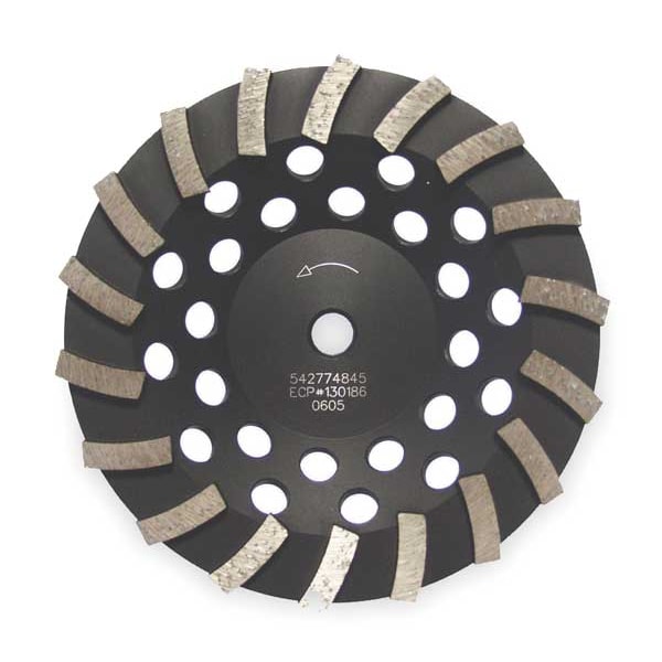 Husqvarna Segment Cup Wheel, Diamante, Turbo, 7x5/8-11 - Turbo-5