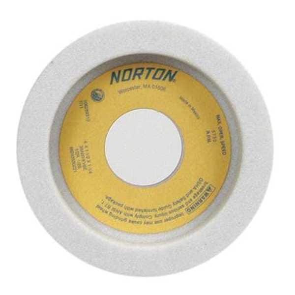 Rueda de taza recta Norton Abrasivos, 4 pulgadas de diámetro x 1.5 pulgadas de grosor x 1.25AH, paquete de 5 - 66243530221