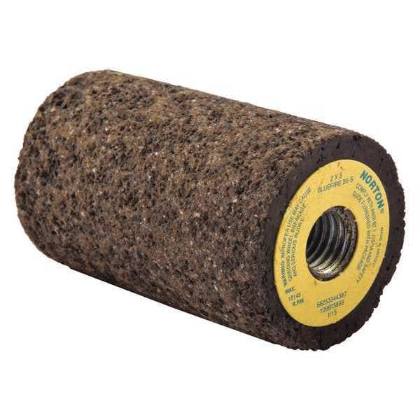 Norton Abrasives Grinding Plug con punta cuadrada, Diámetro de 2 pulgadas, 20 G, ZA - 66253344387