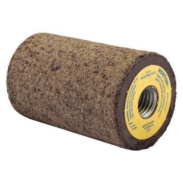Norton Abrasives Grinding Plug con Punta Cuadrada, Diámetro de 2 pulgadas, Grano 24, ZA - 66253344391