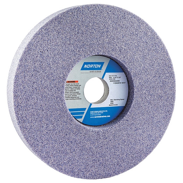 Rueda de esmerilado para sala de herramientas de Norton Abrasives, T5, 8x1x1-1/4 pulgadas - 66253044382