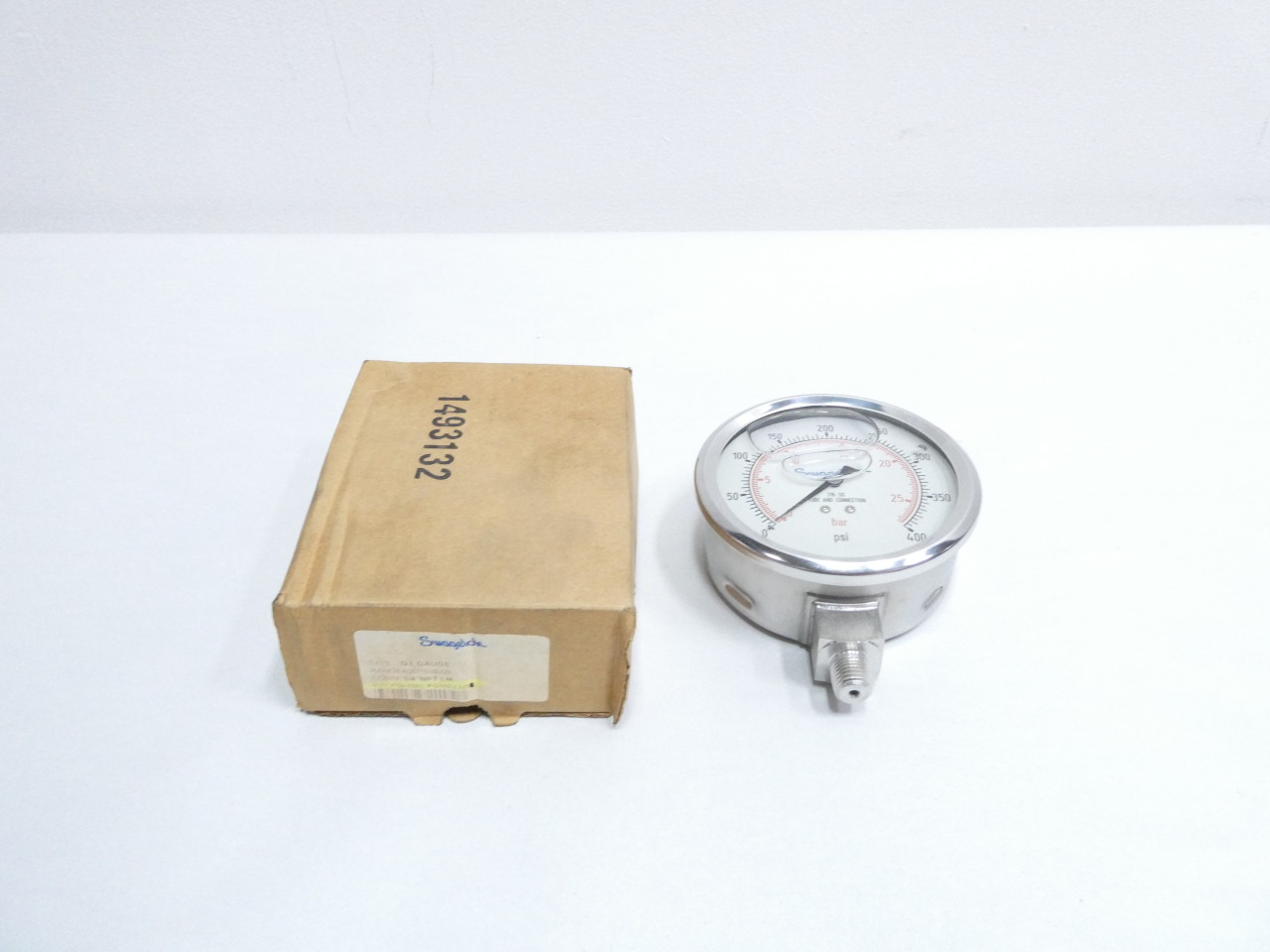 SWAGELOK PGI-100C-PG400-LAO 1/4IN 0-400PSI NPT PRESSURE GAUGE