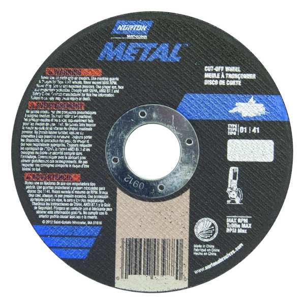 Rueda de corte Norton Abrasives, Rightcut, 4-1/2"x.040"x7/8" - 07660701617.