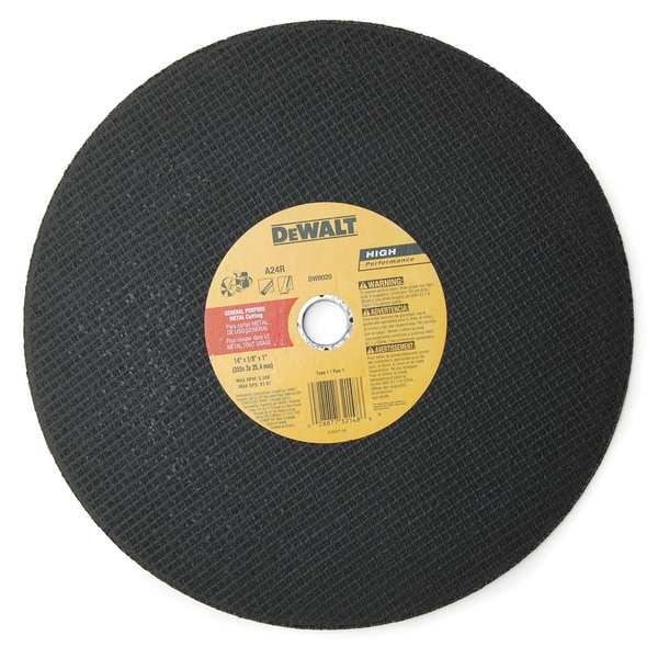 Dewalt 14" x 1/8" x 1" cuchilla para corte de metal - DW8020