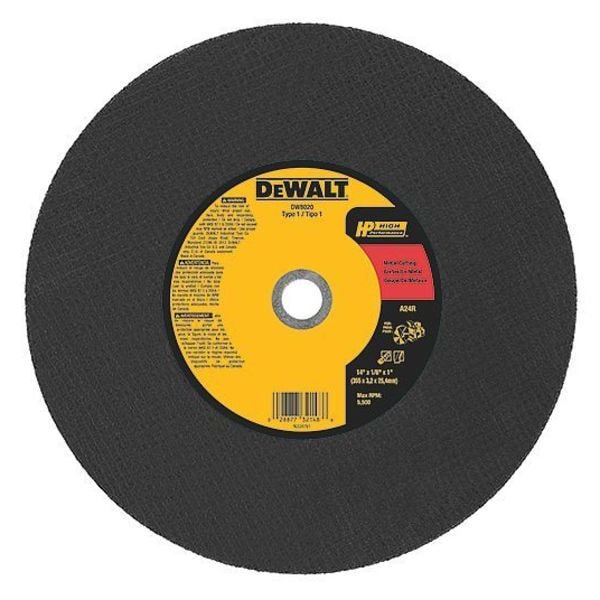 Dewalt 14" x 1/8" x 1" cuchilla para corte de metal - DW8020