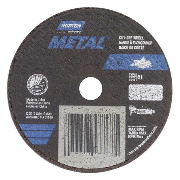 Disco de corte Norton Abrasivos, Norton Metal, 3"x.035"x3/8" - 07660789451