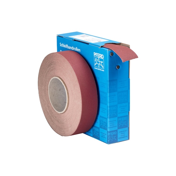 Rollo de Taller Pferd de 1-1/2" - Resina/Resina de Alta Resistencia - Rollo de 50 Yardas - Óxido de Aluminio - 220 Granos - 47172