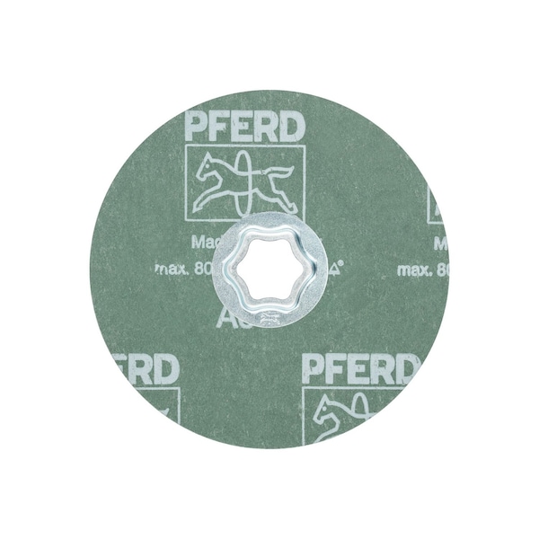 Disco de fibra Pferd Combiclick, 5 pulgadas, Al/Oxd, grano 36 - 40100