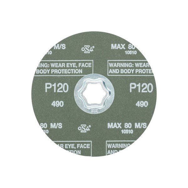 Disco de fibra Pferd Combiclick, 5", A-Cool, 120 Grit - 40314
