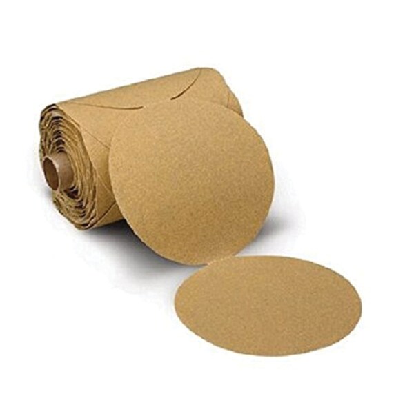 Disco de Papel Stikit 3M 55566, Rollo de 236U - 6" x NH P240, Peso C, 100 Discos - 7000119557