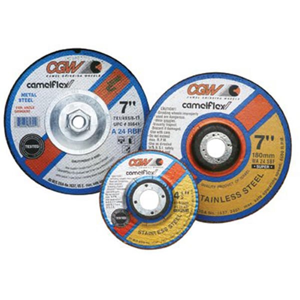 Cgw Abrasives 6X1-1/4X7-8 A24-R-Bf Steelt27 Dp Ct Whl - 421-35632