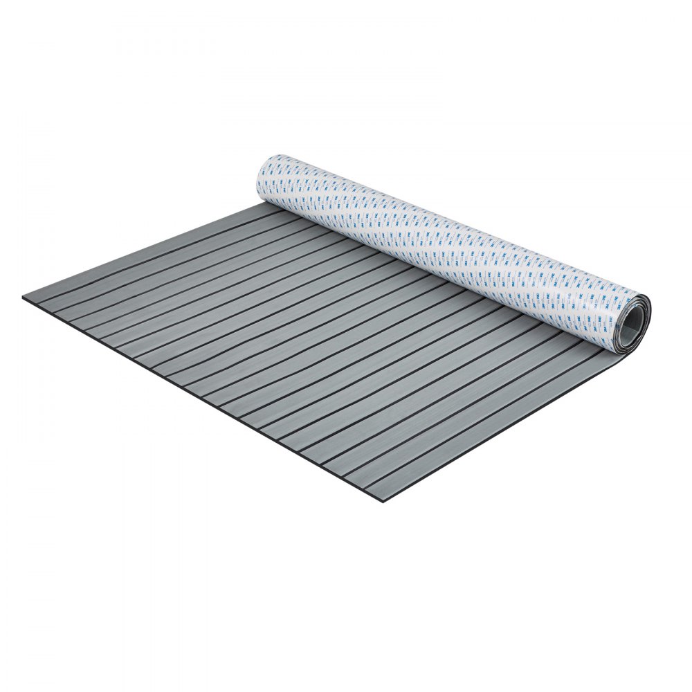VEVOR Boat Flooring, EVA Foam Boat Decking 94.5" x 45.7", Non-Slip Self-Adhesive Flooring, 29.9 sq.ft Marine Carpet for Boats, Yacht, Pontoon, Kayak Decking - CBZZFHPMDDHSZQ449V0