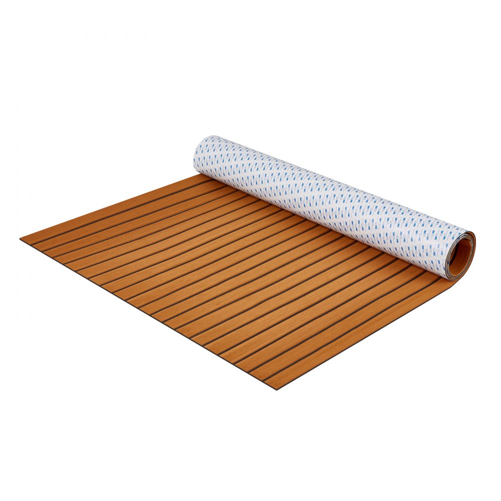 VEVOR Boat Flooring, EVA Foam Boat Decking 94.5" x 46", Non-Slip Self-Adhesive Flooring, 29.9 sq.ft Marine Carpet for Boats, Yacht, Pontoon, Kayak Decking - CBZZFHPMDDZSP166PV0