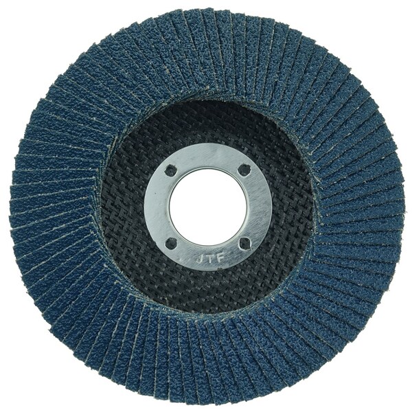 Weiler 4-1/2" Disco de aletas de alta densidad, plano (TY27), 60Z, 7/8" - 31388