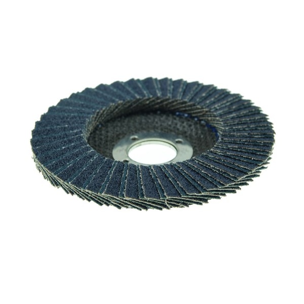 Weiler 4-1/2" Disco de Aletas Tiger X, Plano (TY27), Respaldo Fenólico, 40Z, 7/8" - 51223