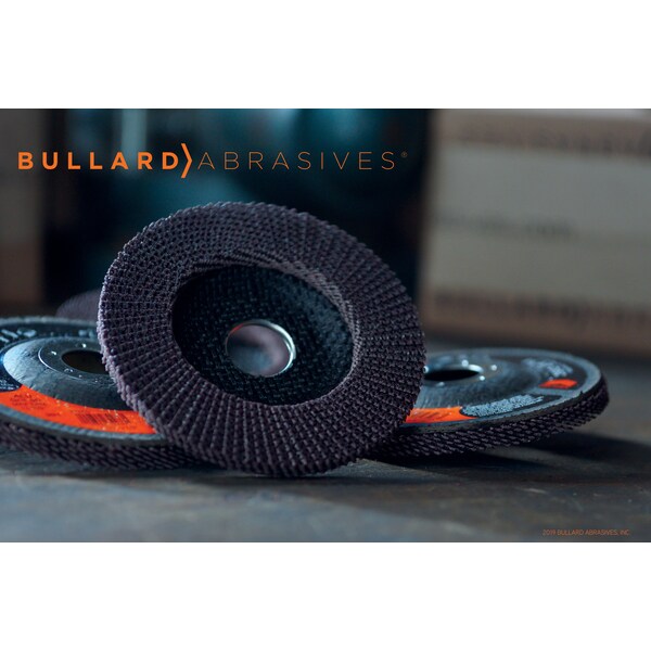 Bullard Abrasivos Disco de Láminas sin Atascamiento, 4-1/2 x 5/8-11, Paquete de 10 - 35284
